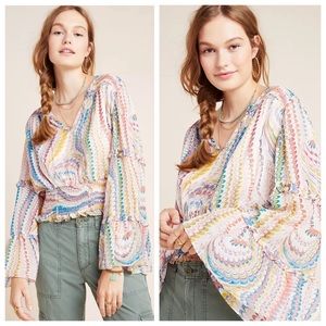Anthropologie Maeve Jessa Peasant Blouse